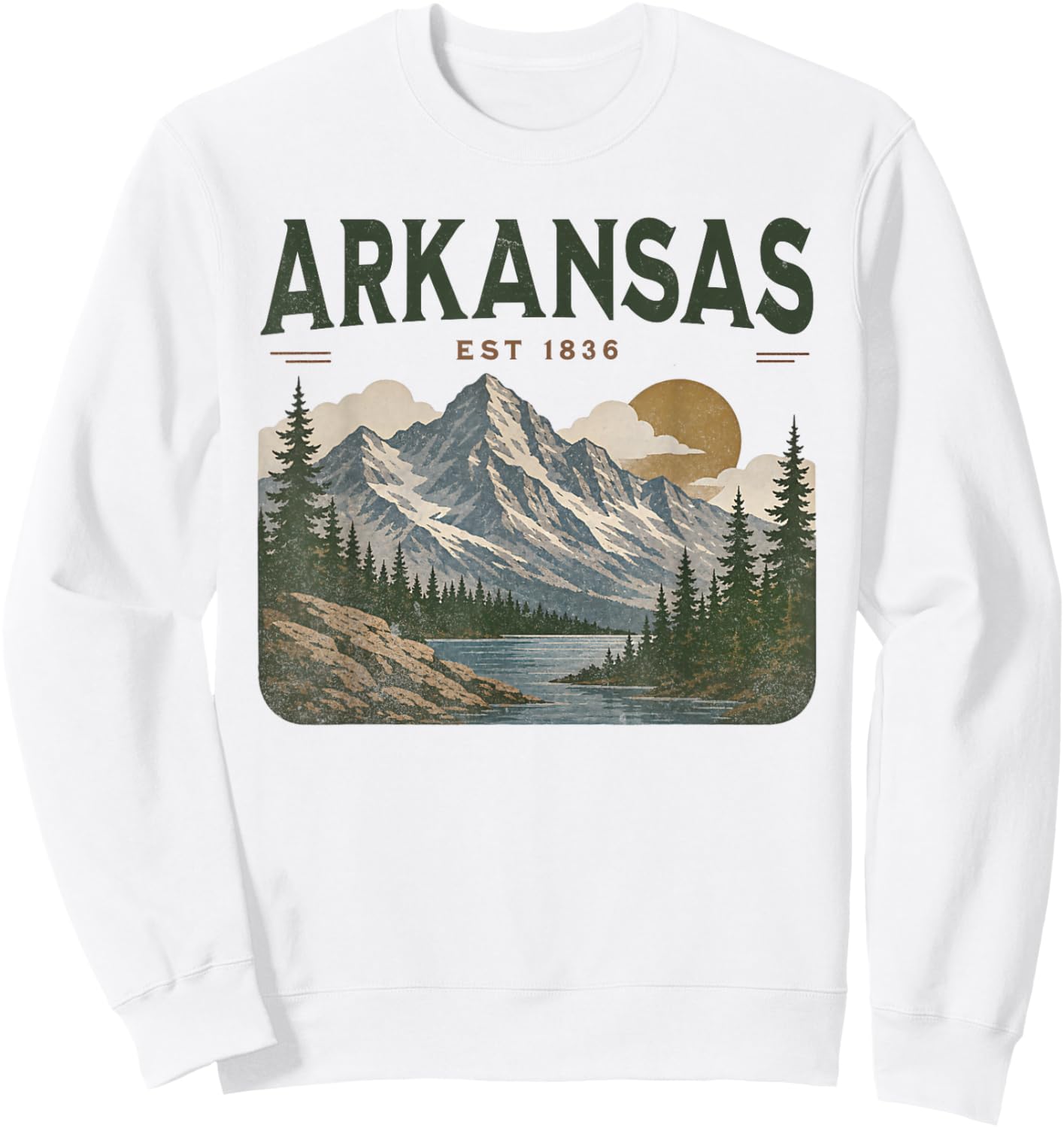 Arkansas Sweatshirt - Sweatshirt | White