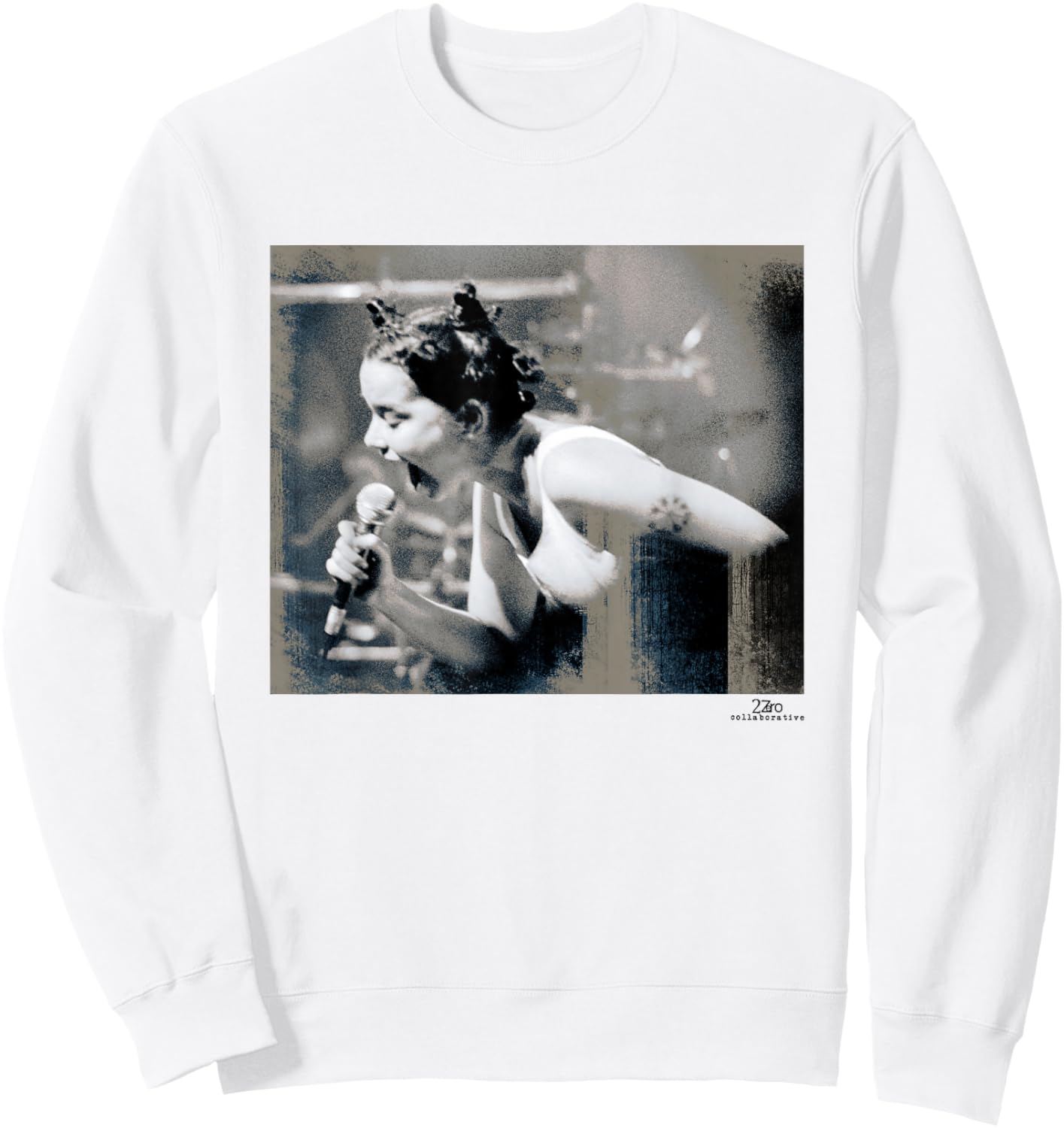 Bjork Live Debut Tour 1993 by Phil Nicholls Sweatshirt - Sweatshirt | White