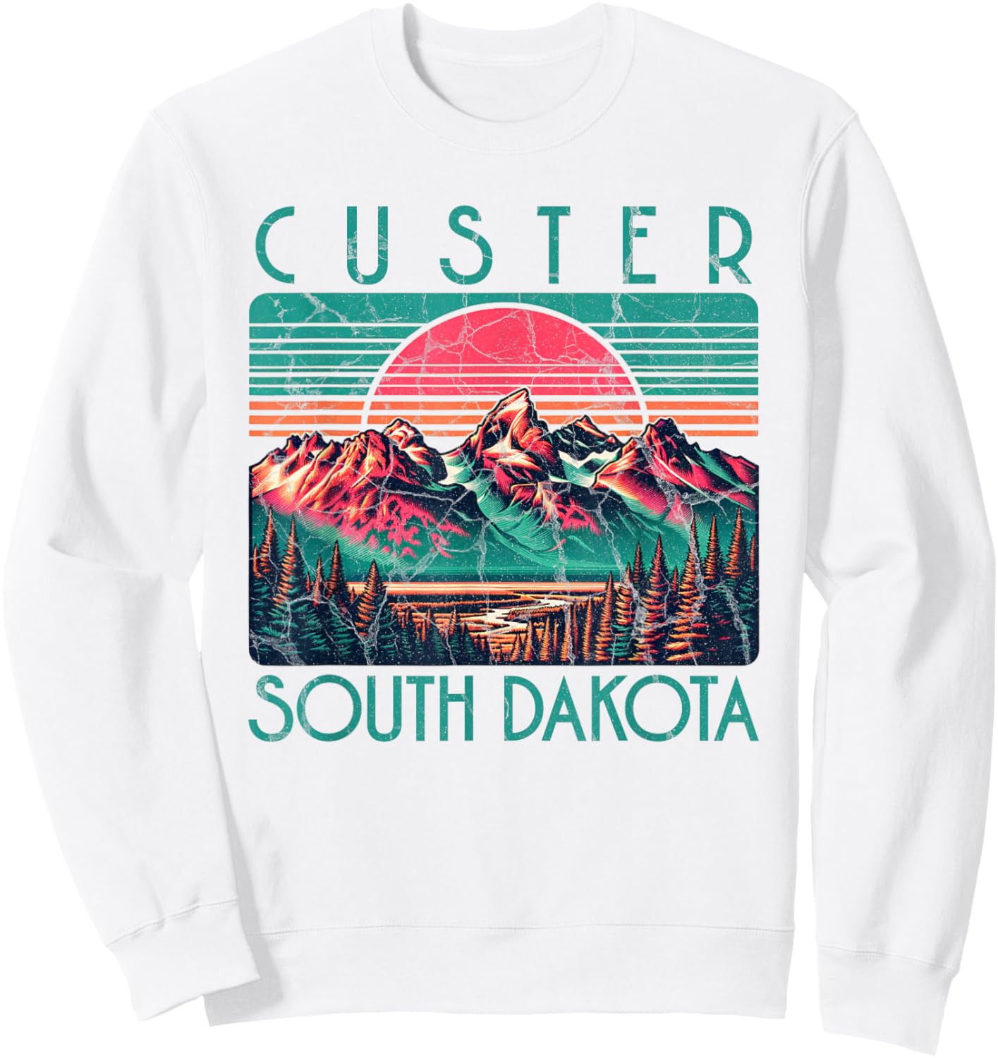 Custer State Park Sweatshirt - Sweatshirt | White