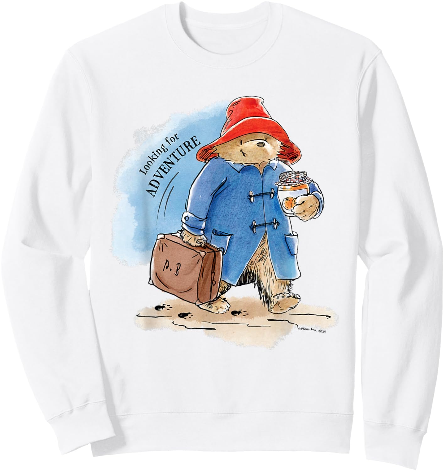 Paddington Bear Looking for Adventure Sweatshirt - Sweatshirt | White