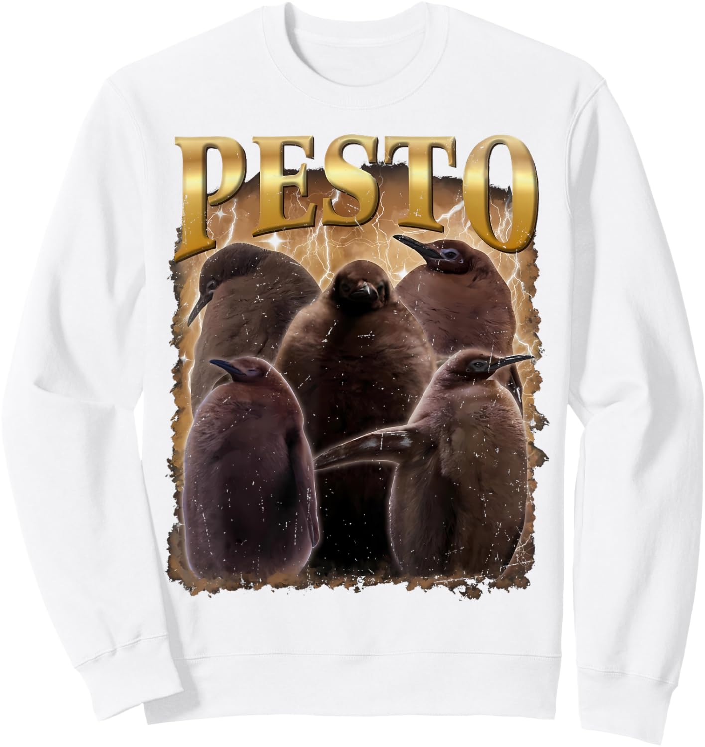 Pesto The Penguin Funny Baby Penguin Animal Lovers Sweatshirt - Sweatshirt | White