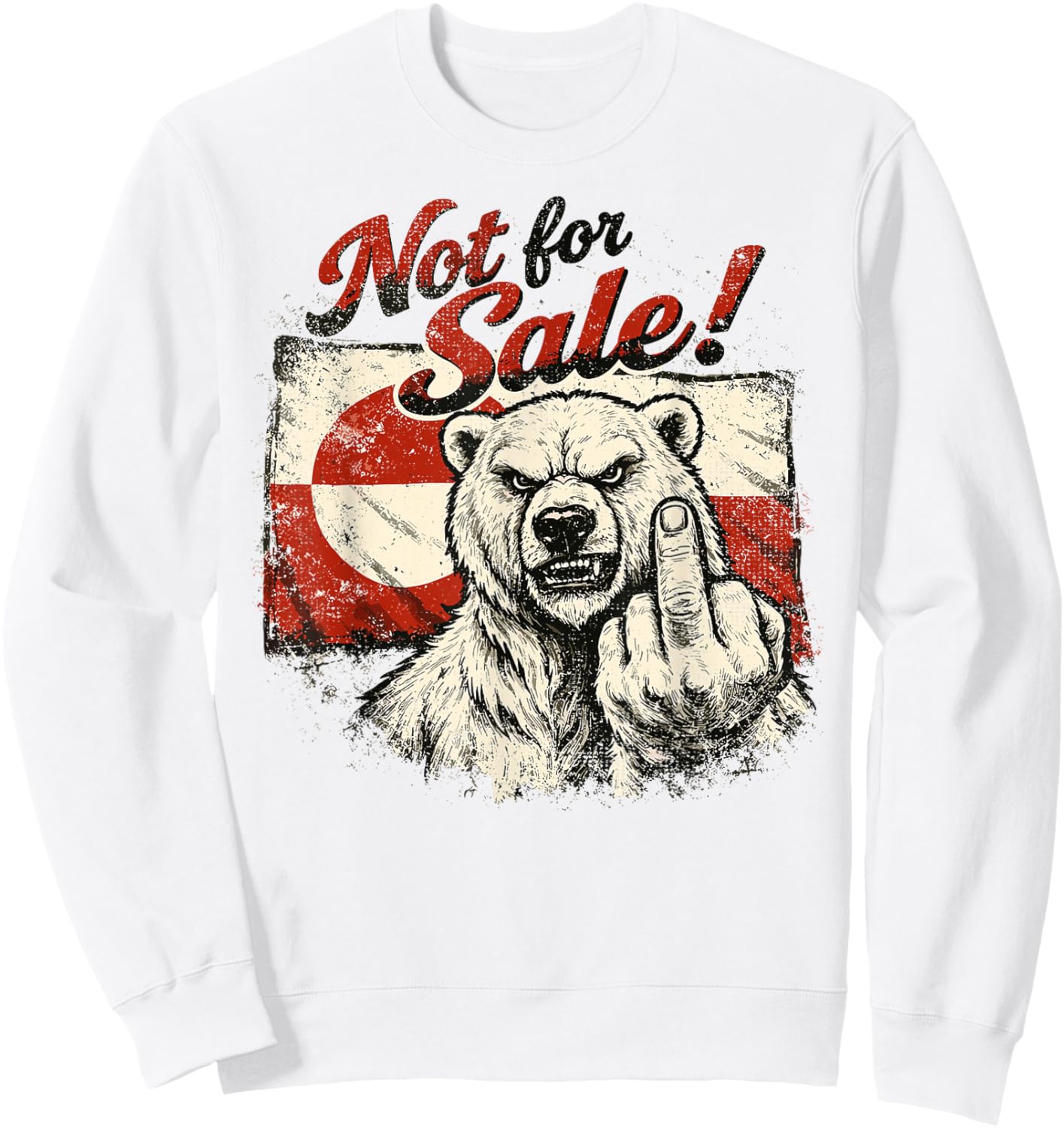 Pro Greenland Support Sweatshirt - Sweatshirt | White