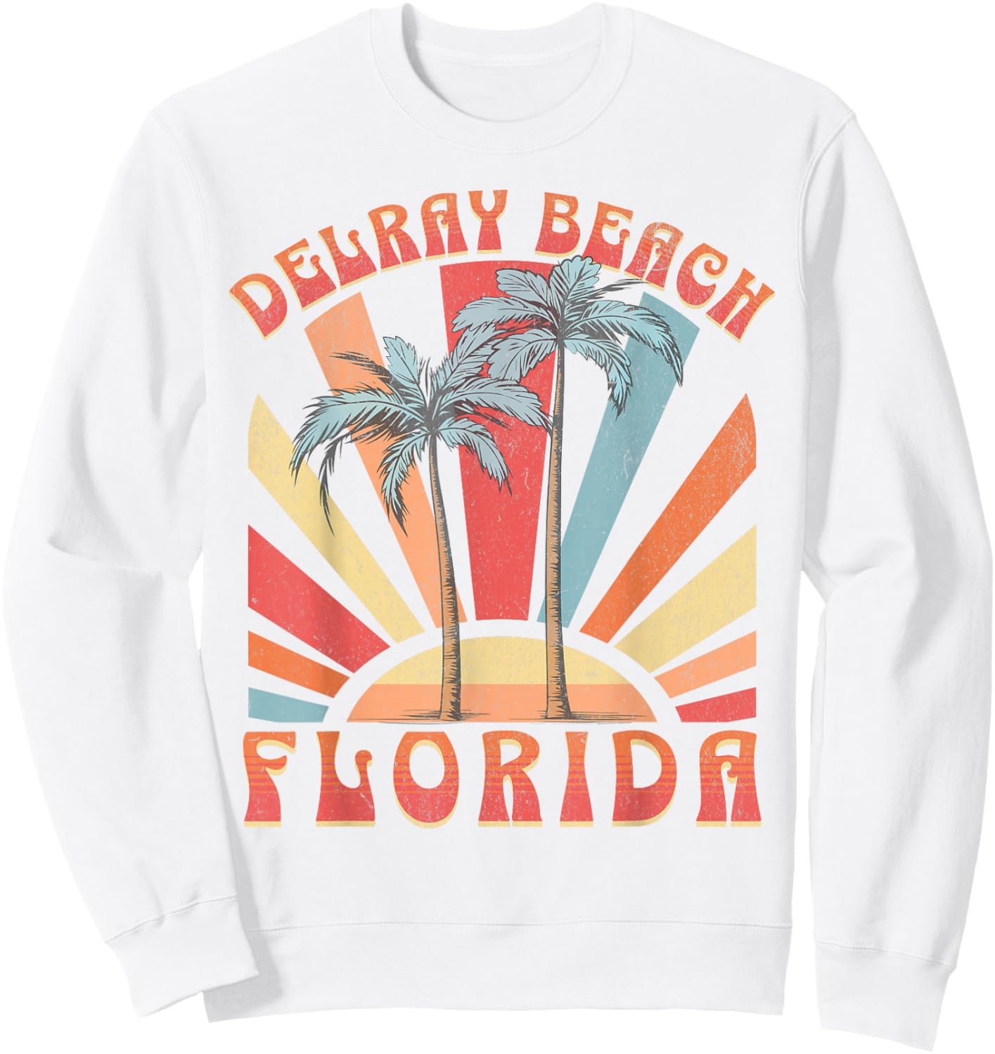 Delray Beach Sweatshirt - Sweatshirt | White