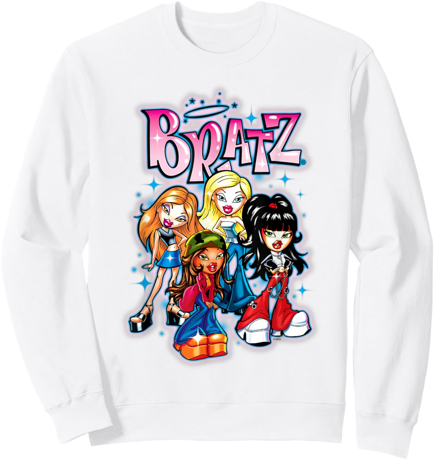 Bratz - Oversized Airbrush Sweatshirt - Sweatshirt | White