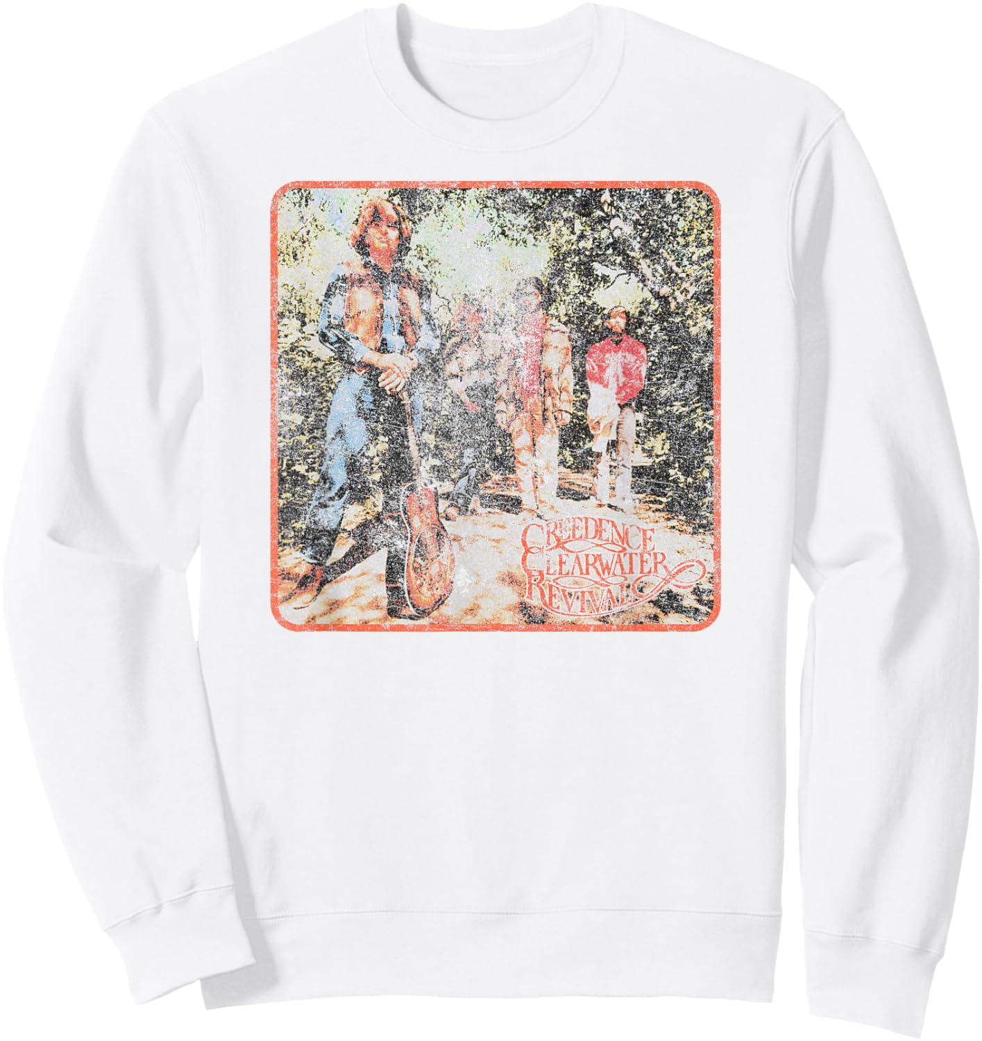 Creedence Clearwater Revival Green River Sweatshirt - Sweatshirt | White