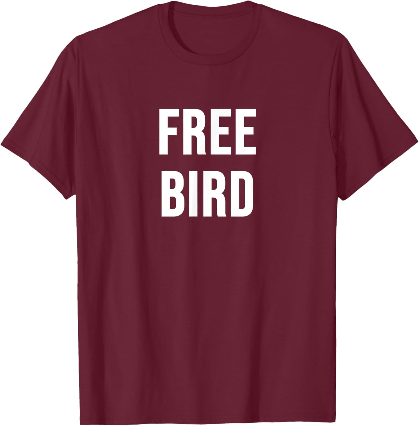 Free Bird T-Shirt - T-Shirt | Maroon