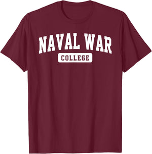 Naval War College Arch Vintage Classic Design Gifts Men T-Shirt - T-Shirt | Maroon