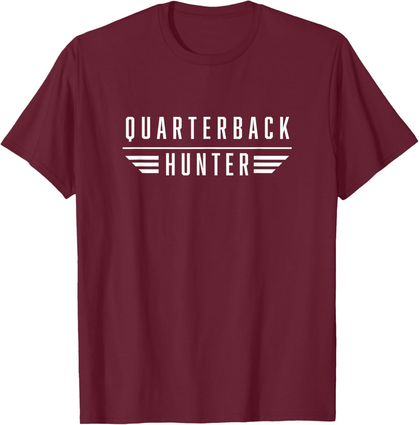 Quarterback hunter - Defensive Lineman T-Shirt - T-Shirt | Maroon