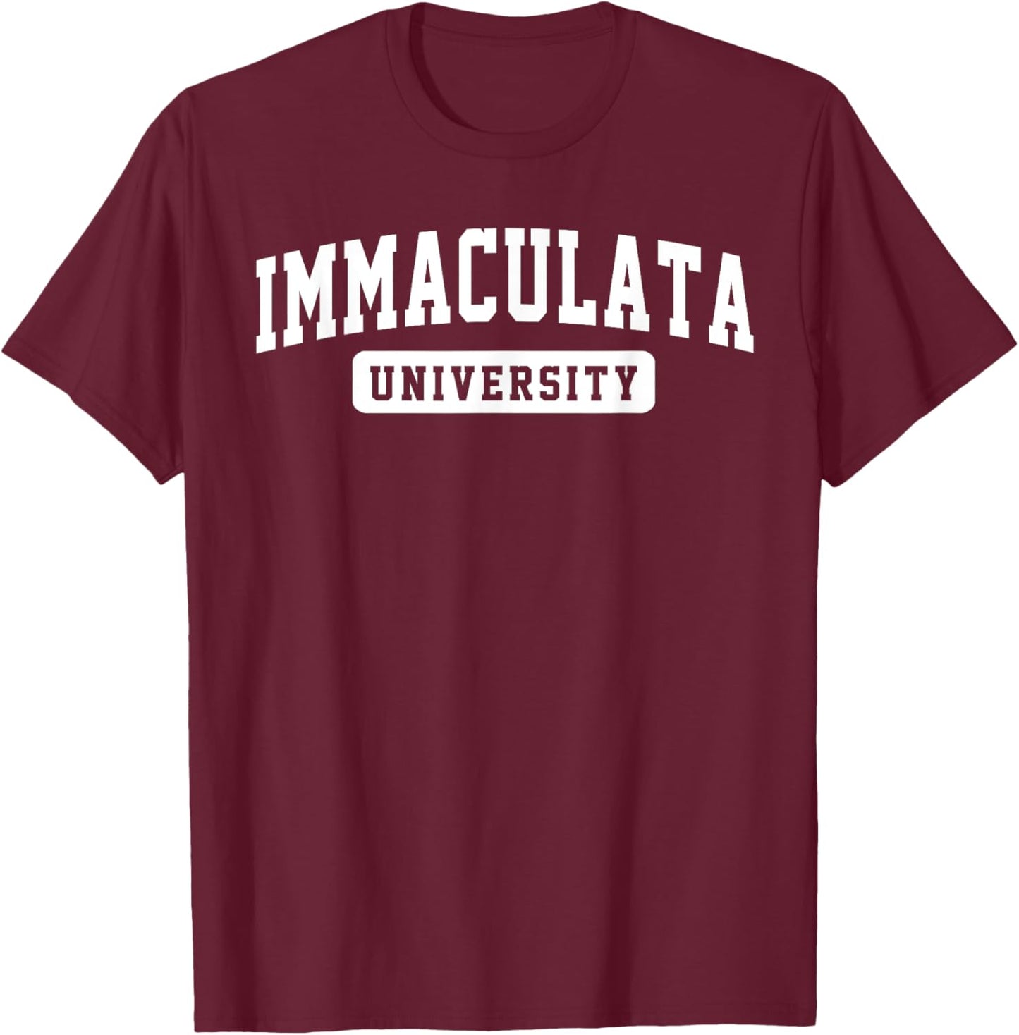 Immaculata University Arch Vintage Classic Design Gifts Men T-Shirt - T-Shirt | Maroon