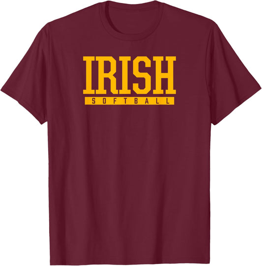 Cathedral Irish Softball HS T-Shirt - T-Shirt | Maroon
