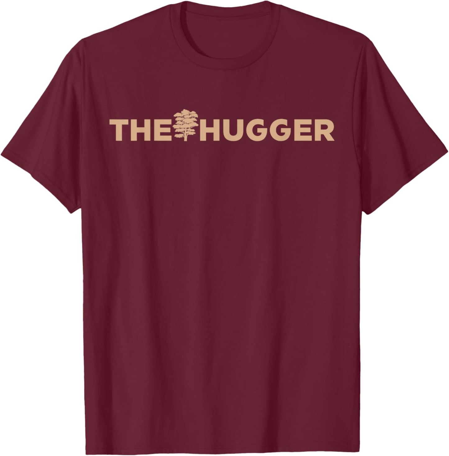 The Tree Hugger Retro Vintage Environmental Nature Lover T-Shirt - T-Shirt | Maroon