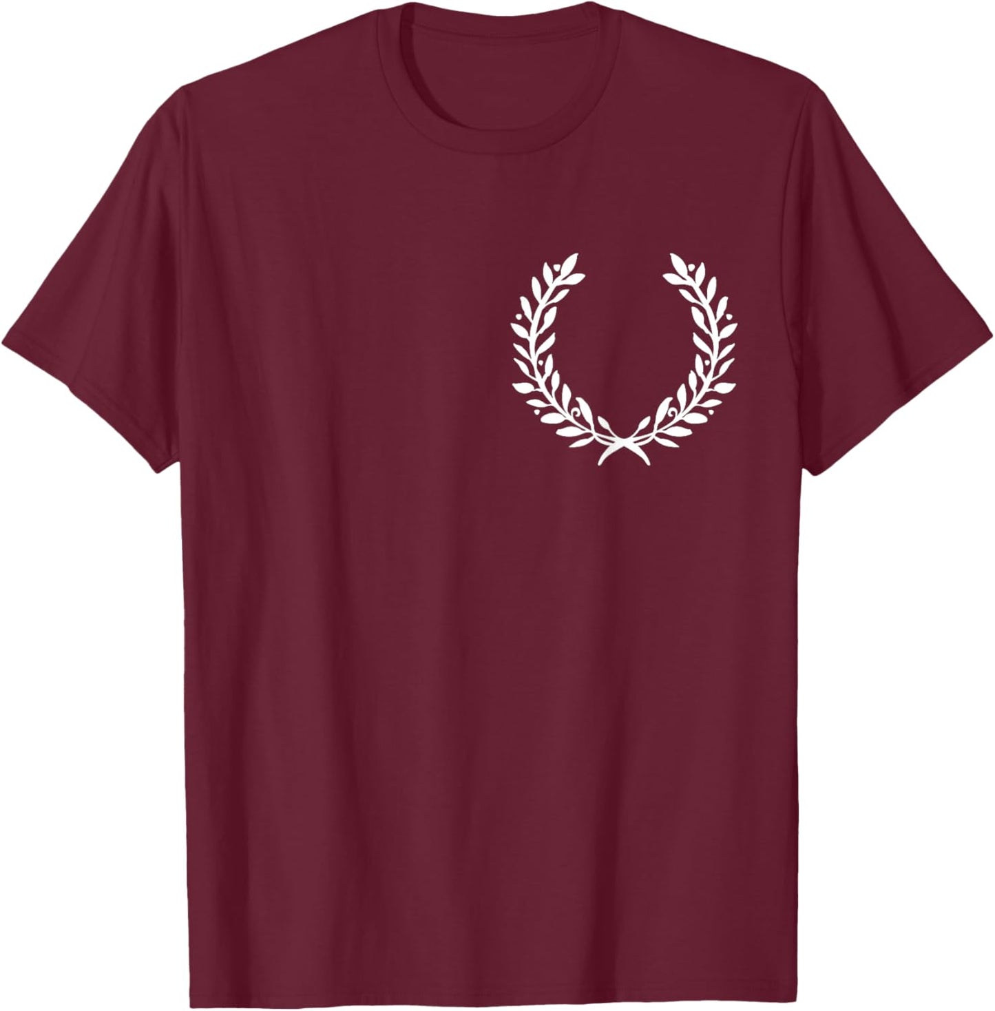 Laurel Wreath Tattoo Art for Winners at the Award Ceremony T-Shirt - T-Shirt | Maroon