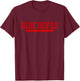 Cordova Blue Devils Softball HS T-Shirt - T-Shirt | Maroon