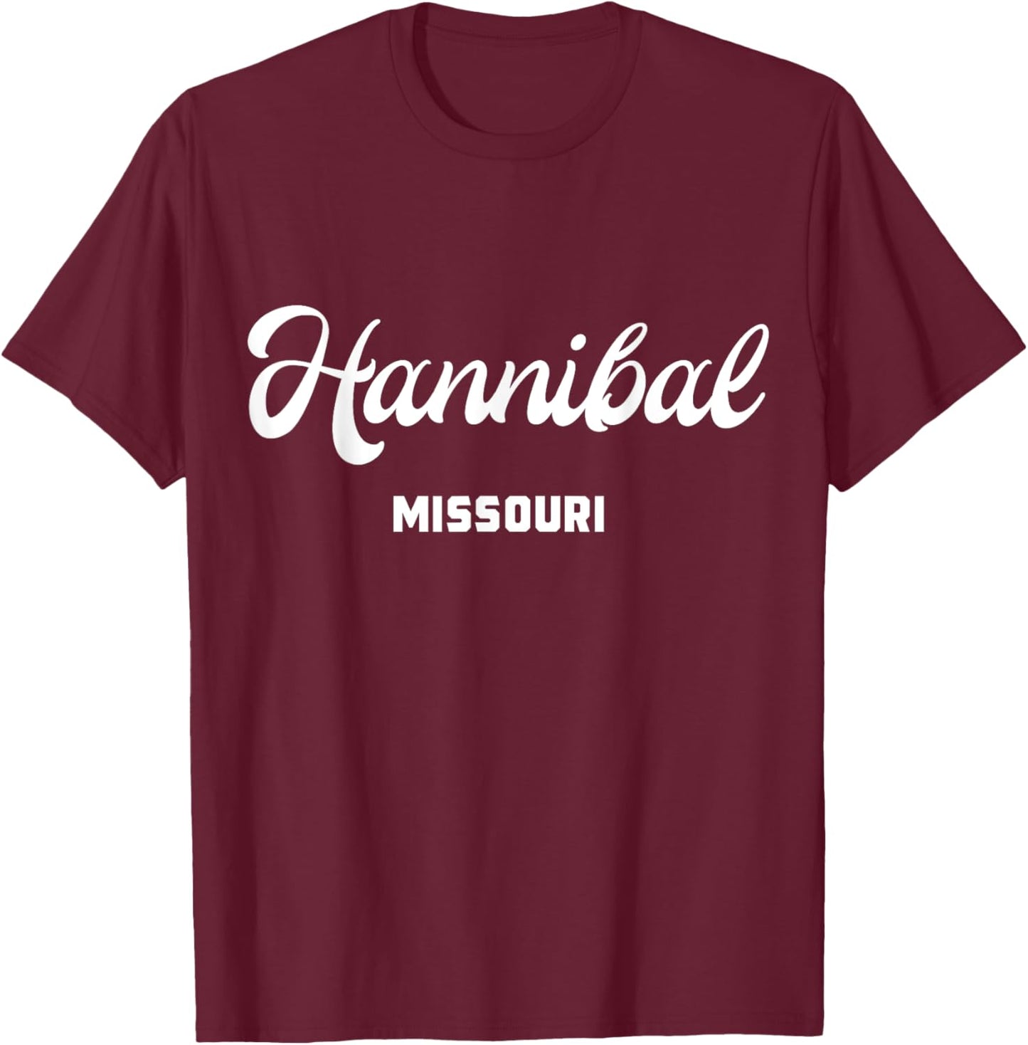 Hannibal Missouri T-Shirt - T-Shirt | Maroon
