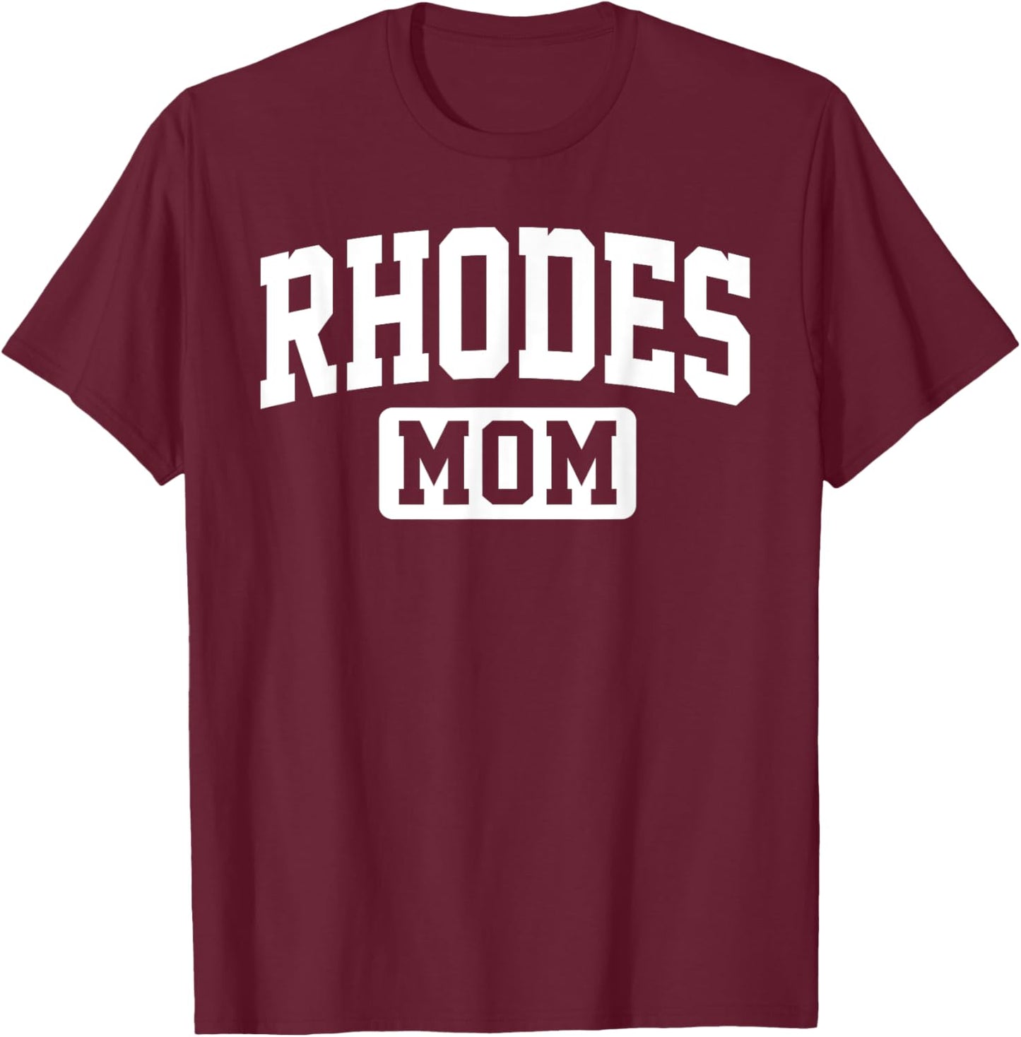 Rhodes College Mom Mother Arch Vintage Family Men Women T-Shirt - T-Shirt | Maroon