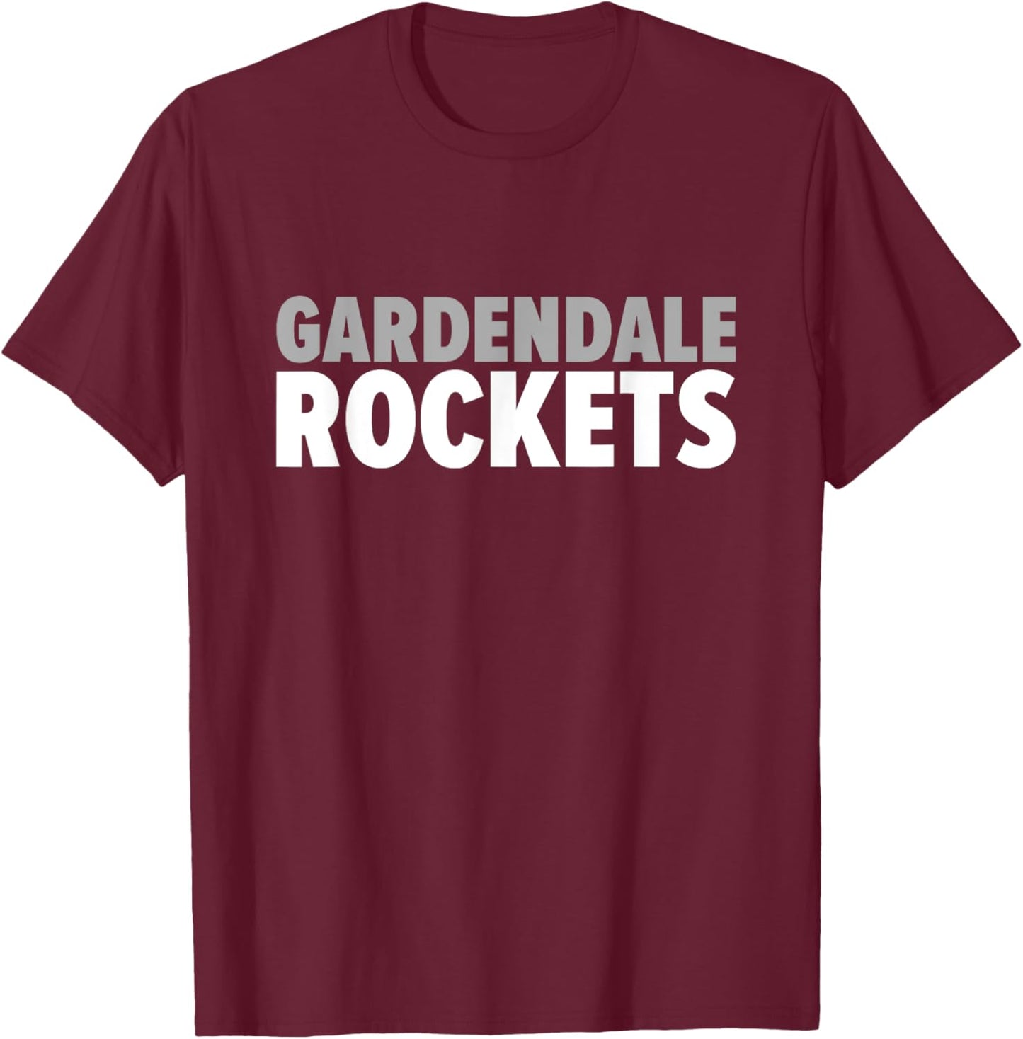 Gardendale Rockets Bold T-Shirt - T-Shirt | Maroon