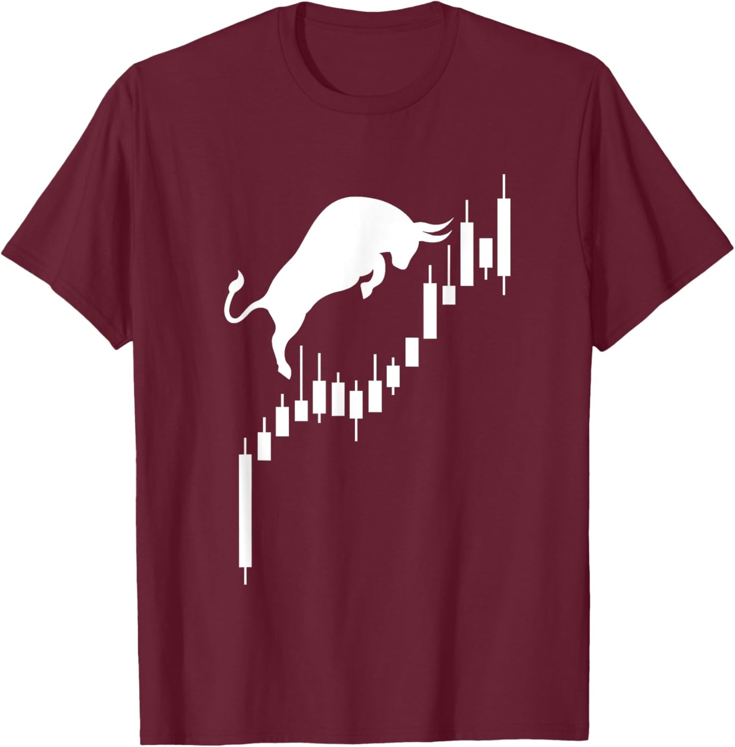 Best Stock Market Art Women Stock Broker Day Trading T-Shirt - T-Shirt | Maroon