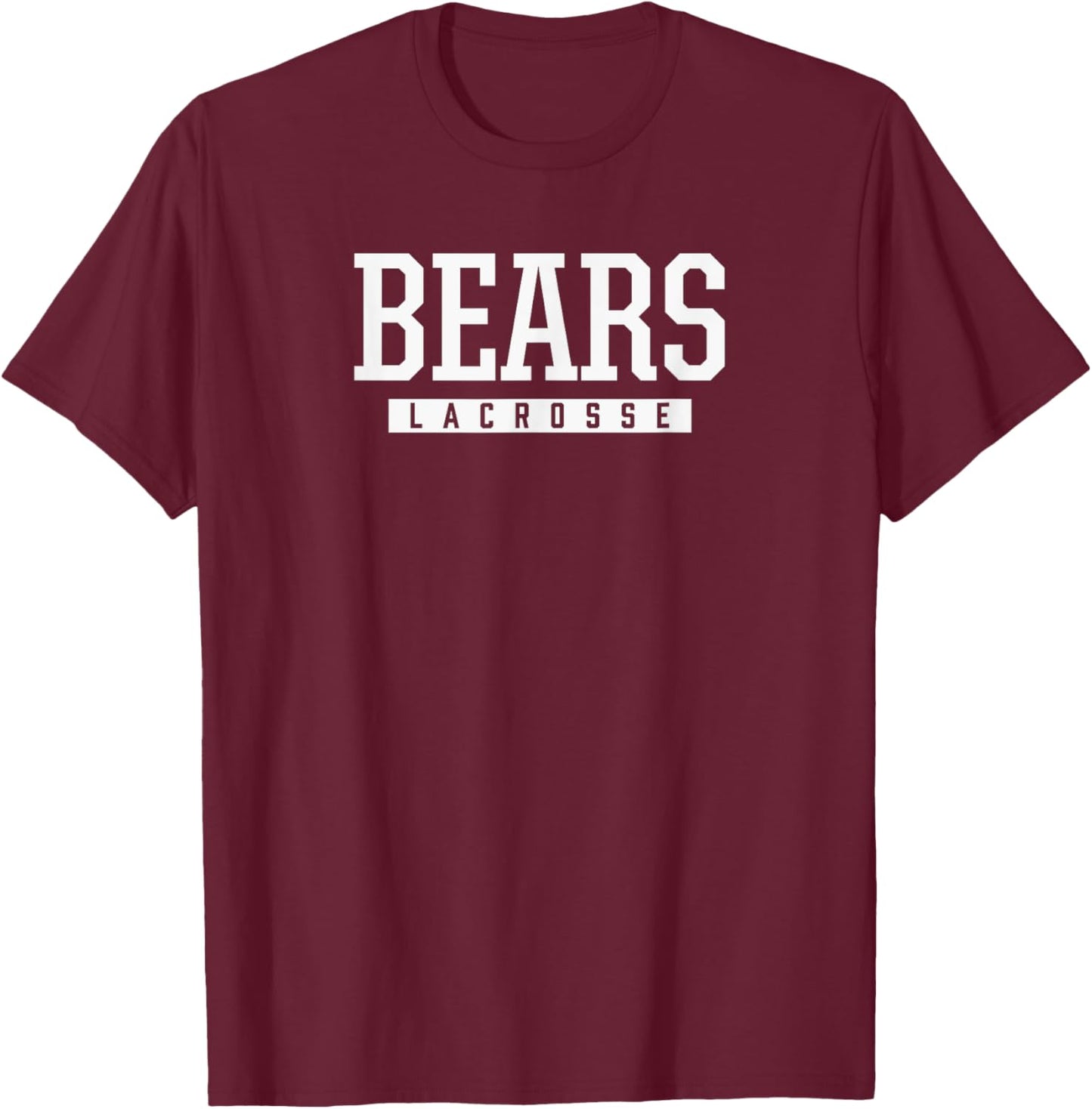 Norwalk Bears Lacrosse HS T-Shirt - T-Shirt | Maroon