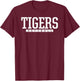 Sacred Heart Tigers Softball HS T-Shirt - T-Shirt | Maroon