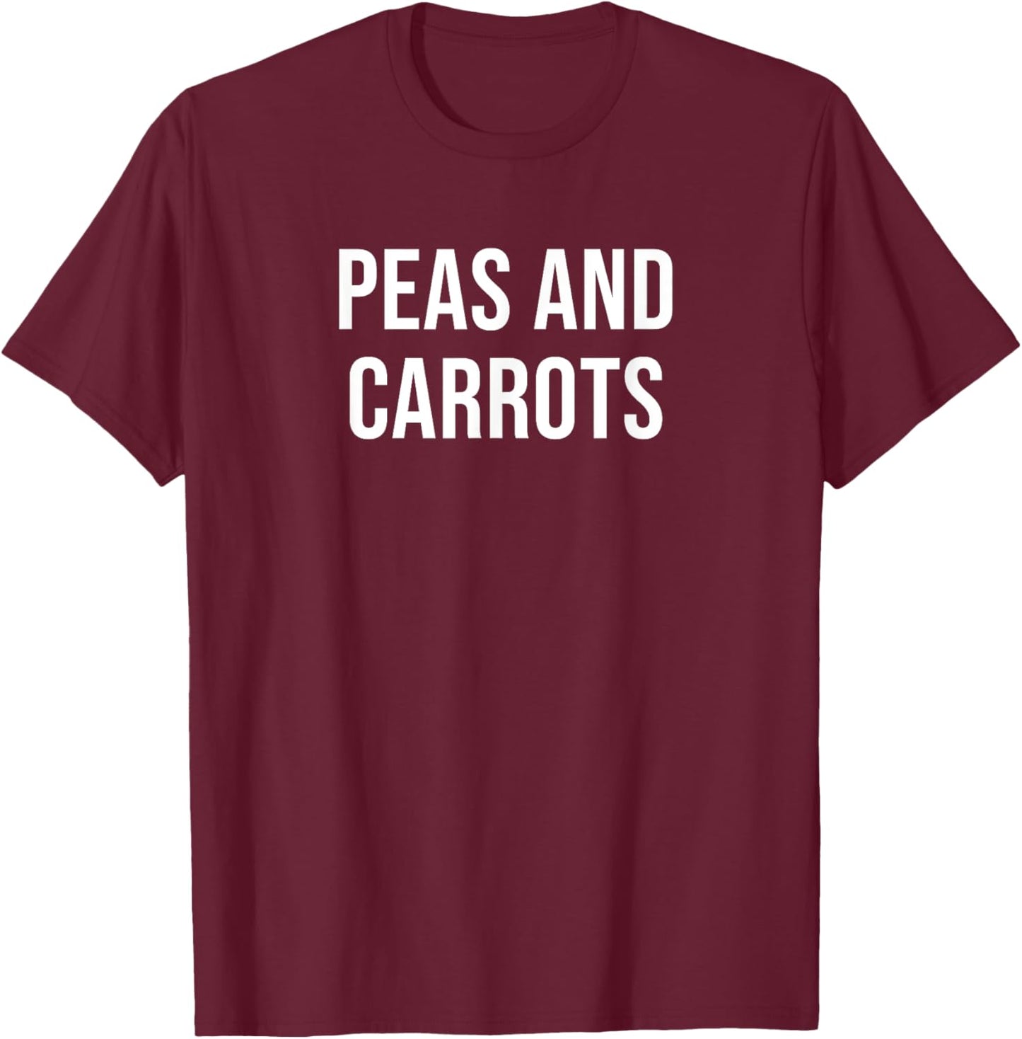 Peas and Carrots T-Shirt - T-Shirt | Maroon