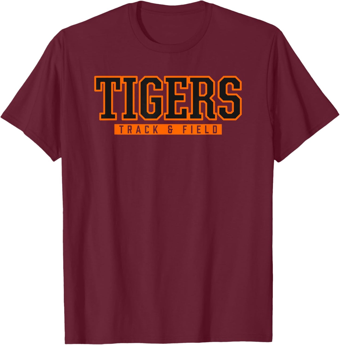Technical Tigers Track & Field T-Shirt - T-Shirt | Maroon
