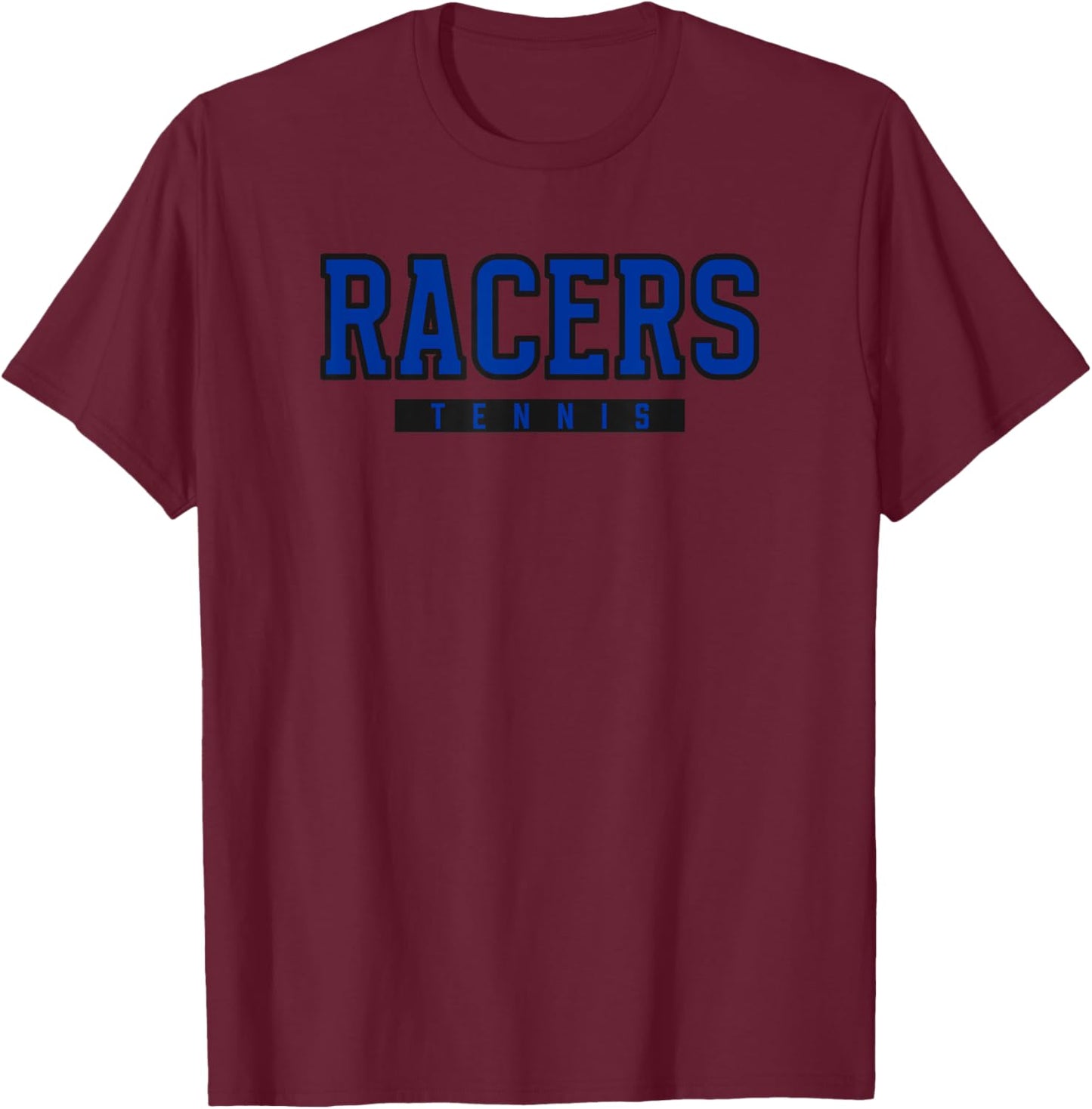 Newcastle Racers Tennis T-Shirt - T-Shirt | Maroon