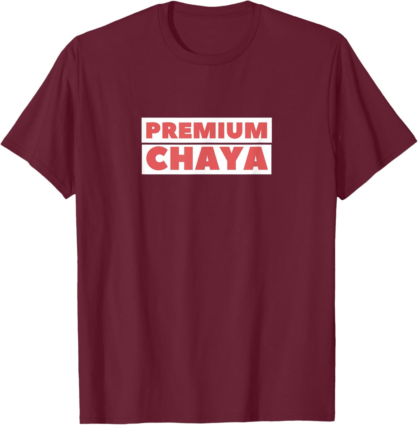 Premium Chaya: Outfit for Attractive Young Women , black, S T-Shirt - T-Shirt | Maroon