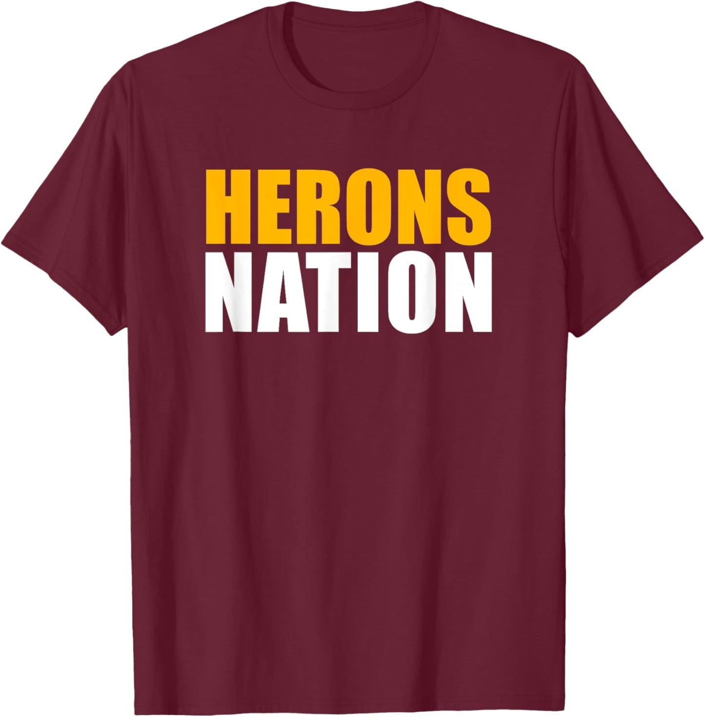 Brantley County Herons Nation HS T-Shirt - T-Shirt | Maroon