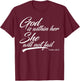 God Is Within Her She Will Not Fail T-Shirt - T-Shirt | Maroon