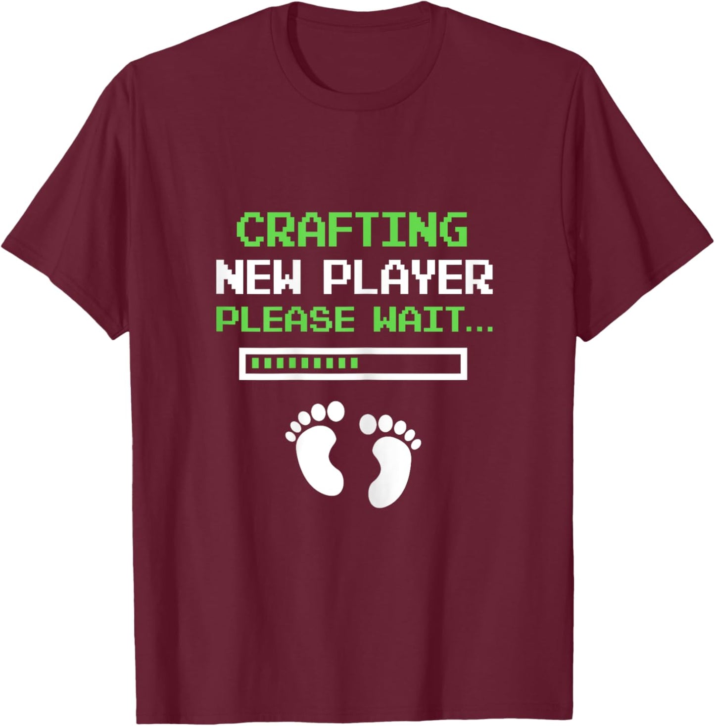 Funny Pregnancy Reveal for Mom and Dad Expecting Baby T-Shirt - T-Shirt | Maroon