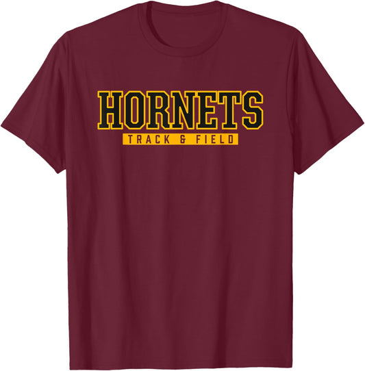 Fulton Hornets Track & Field T-Shirt - T-Shirt | Maroon