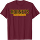Fulton Hornets Track & Field T-Shirt - T-Shirt | Maroon