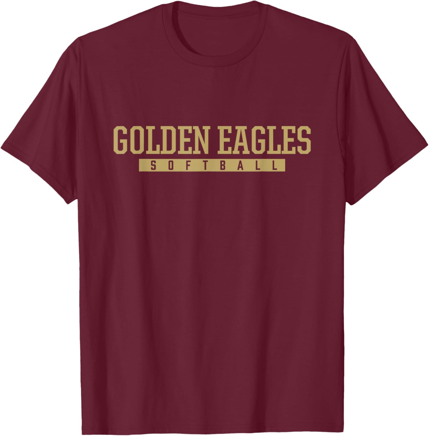 Athens Golden Eagles Softball HS T-Shirt - T-Shirt | Maroon
