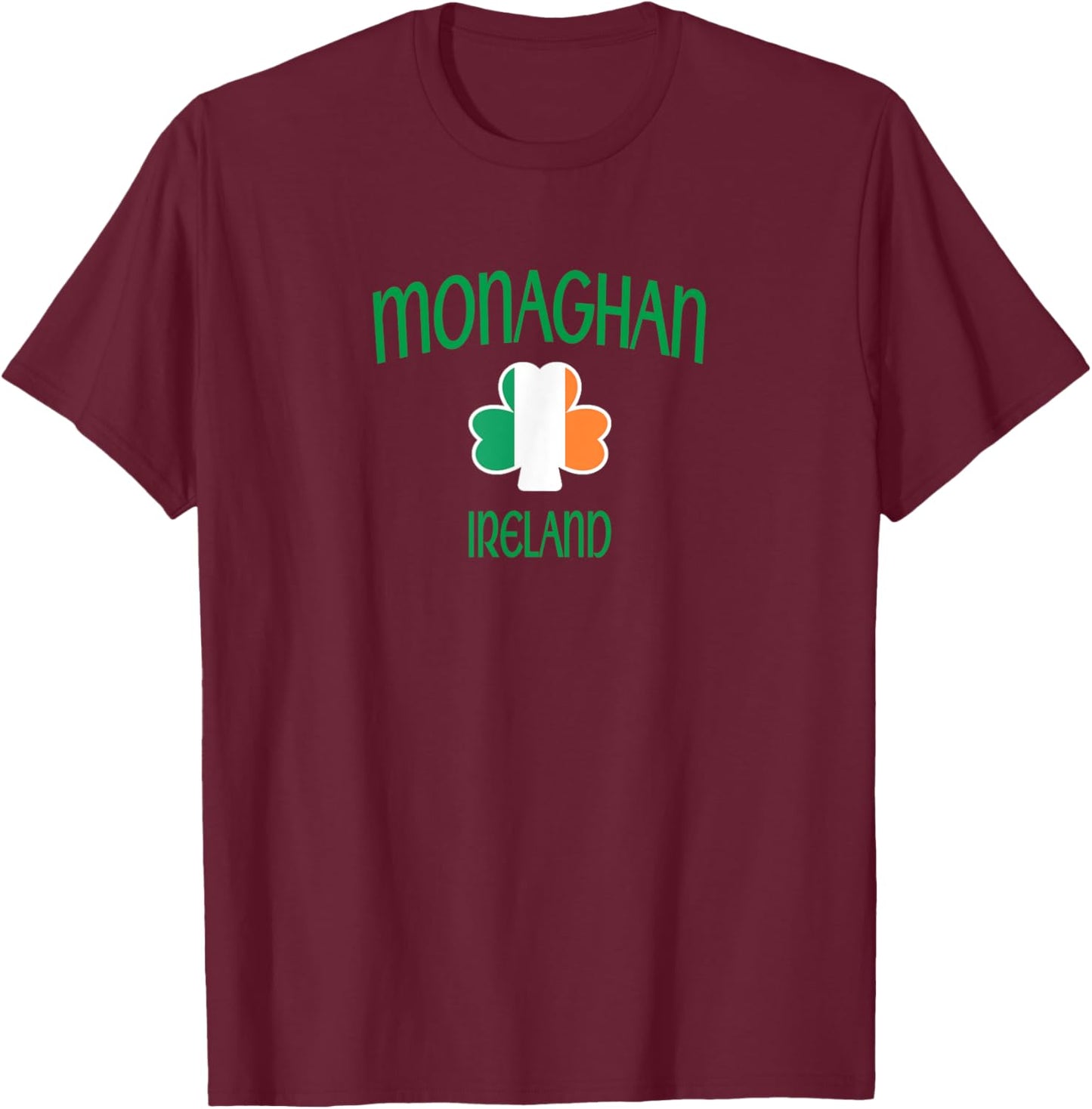 County Monaghan Ireland T-Shirt - T-Shirt | Maroon