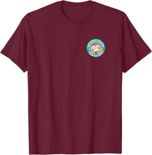 Fisher-Price Purple Monkey Circle T-Shirt - T-Shirt | Maroon