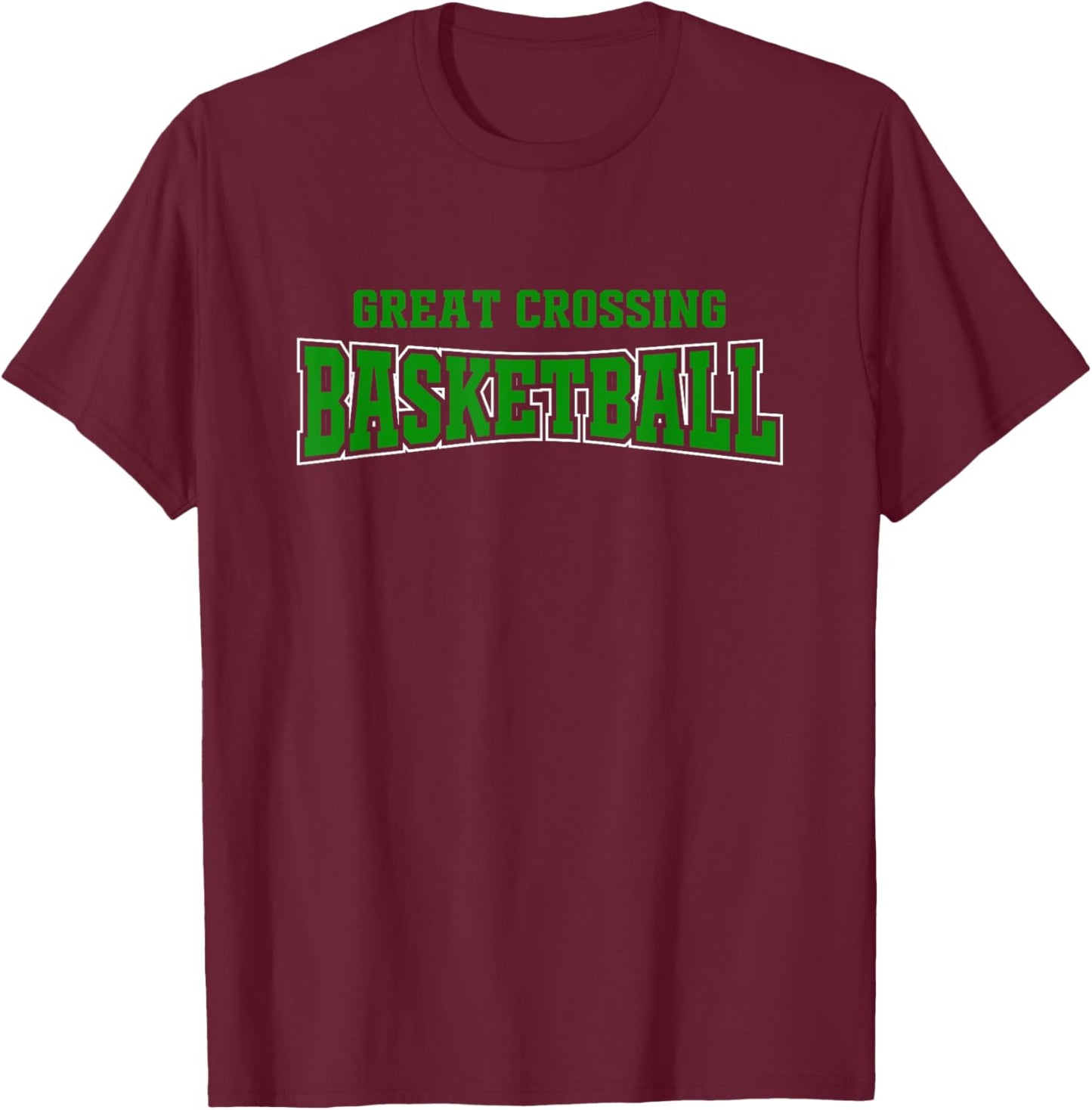 Great Crossing High School Basketball Warp HS T-Shirt - T-Shirt | Maroon