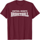 Central Heights High School Basketball Warp HS T-Shirt - T-Shirt | Maroon