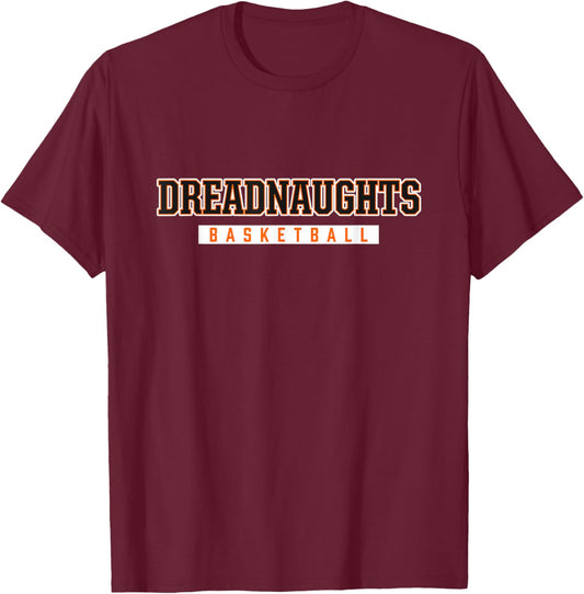 Dreadnaughts Basketball Lakeland High School T-Shirt - T-Shirt | Maroon