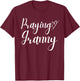 Praying Granny Perfect Christian Grandma T-Shirt - T-Shirt | Maroon