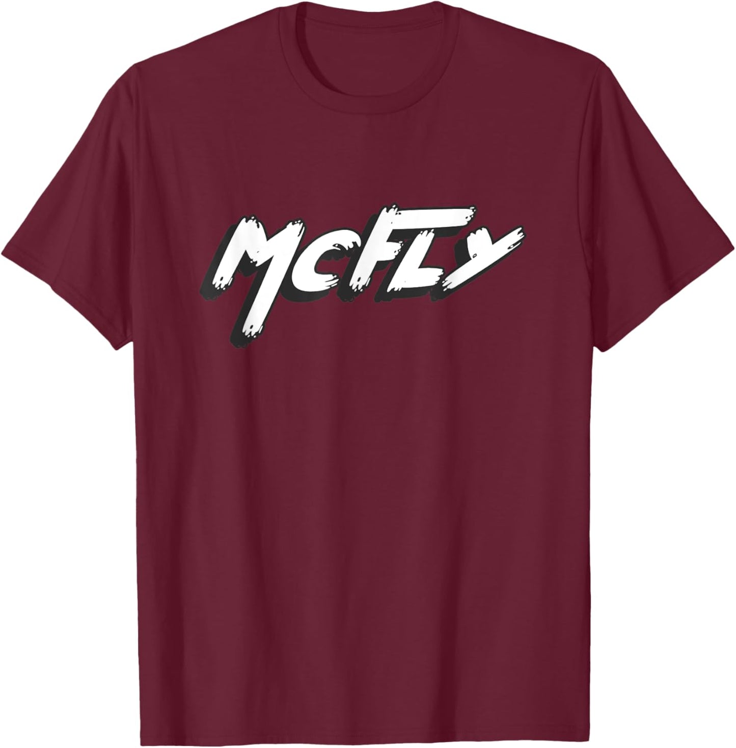 Gone to the Movies to Watch What's on TV in a Book Mcfly Novelty - Adult, Black, Small T-Shirt - T-Shirt | Maroon