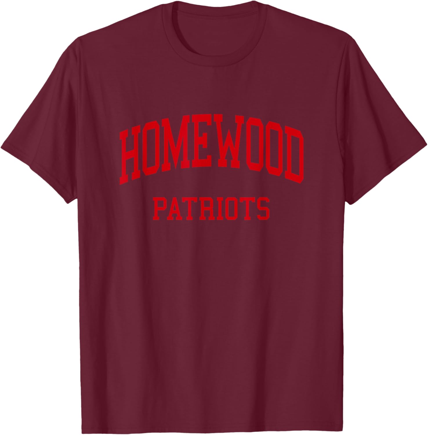 Homewood High School HS Homewood AL Retro Sports T-Shirt - T-Shirt | Maroon