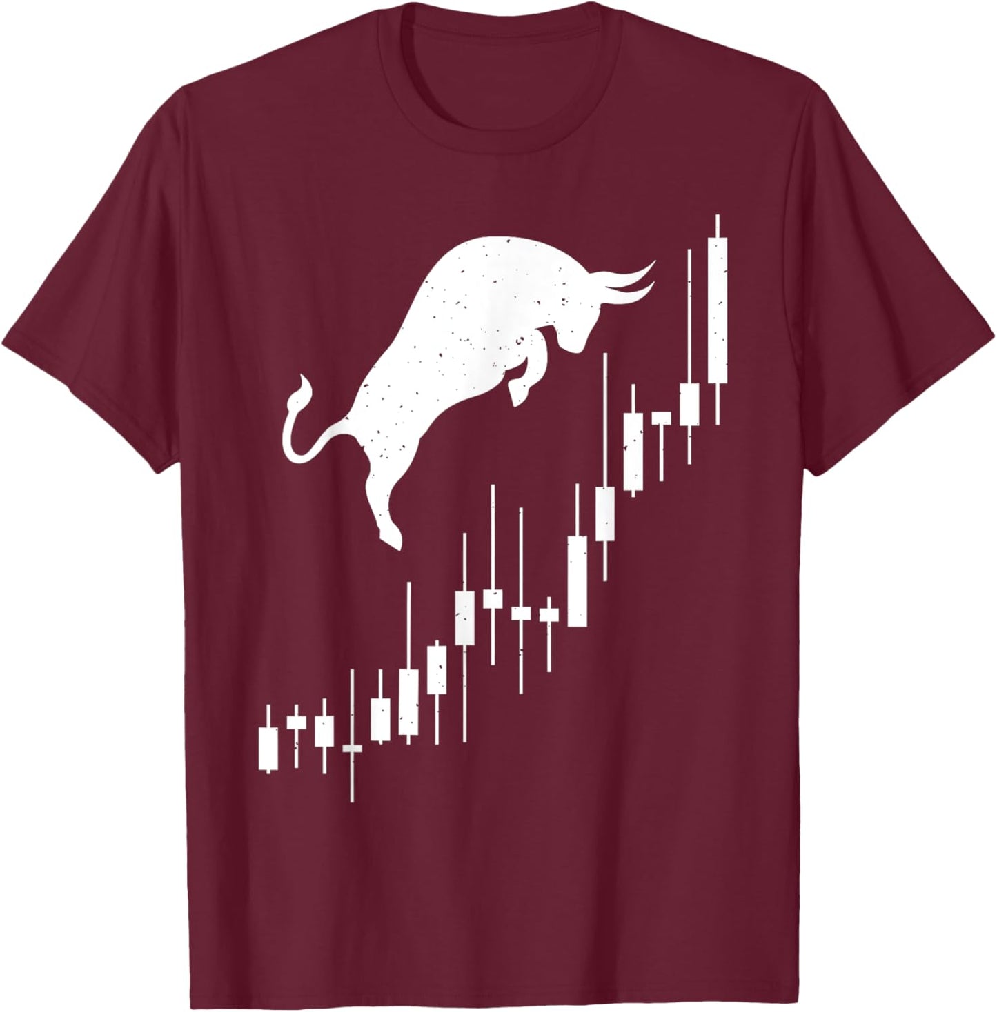 Cool Stock Market Art Women Stock Trading Day Trader T-Shirt - T-Shirt | Maroon