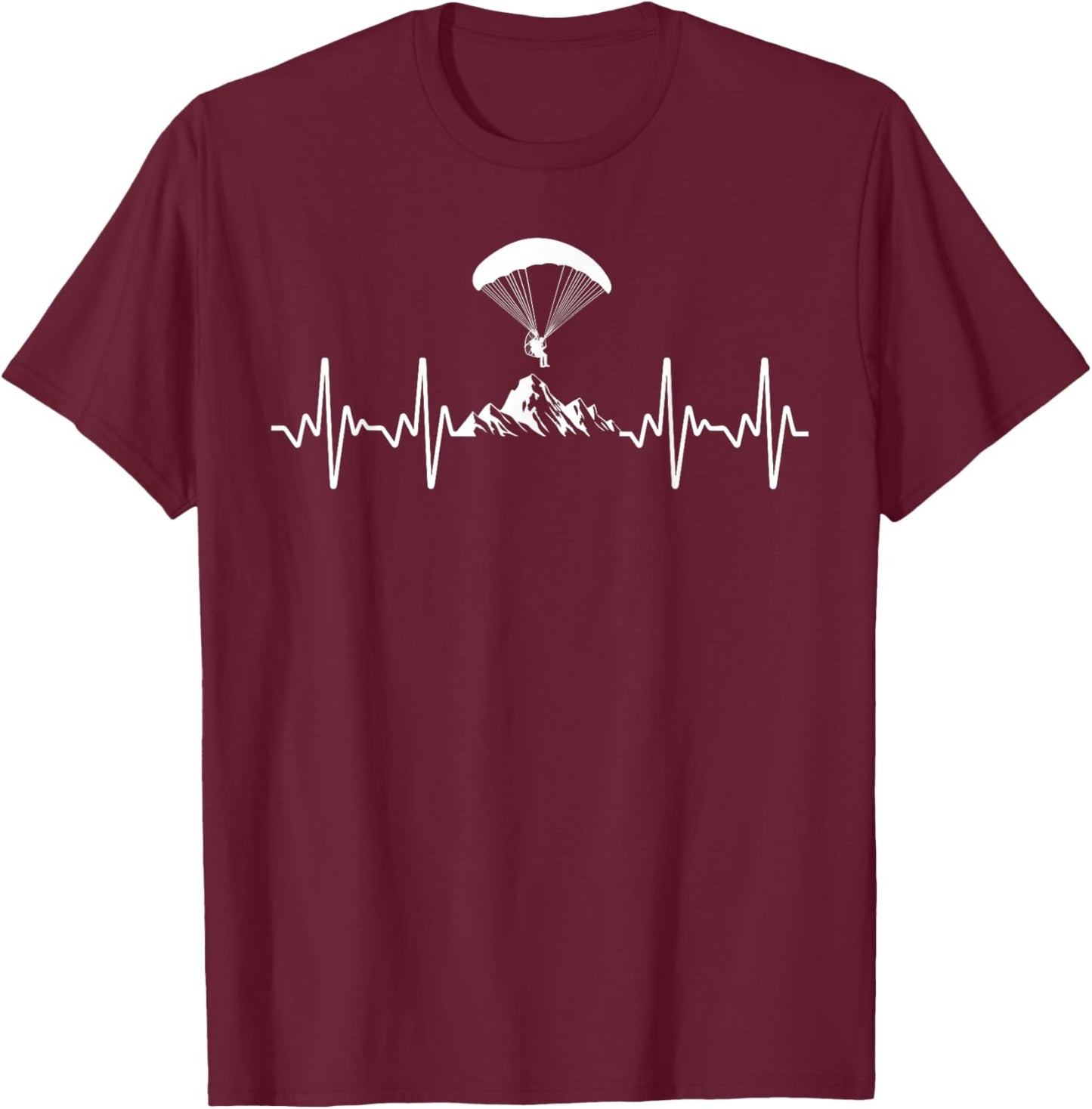 Paramotor Art Women Paramotoring Lover PPG Paramotor T-Shirt - T-Shirt | Maroon