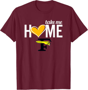 Forney Jackrabbits Logo Take Me Home HS T-Shirt - T-Shirt | Maroon