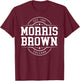 Morris Brown College Arch Vintage Classic Design Gifts Men T-Shirt - T-Shirt | Maroon