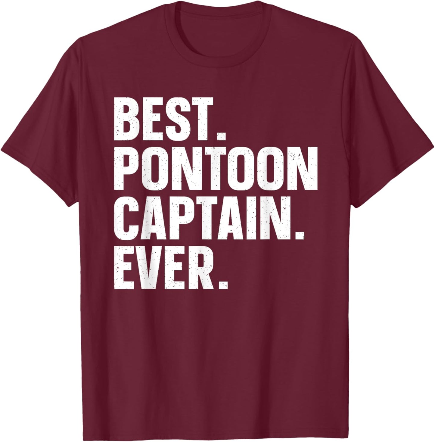 Pontoon Boat Captain Art Women Lake Pontooning Lover T-Shirt - T-Shirt | Maroon