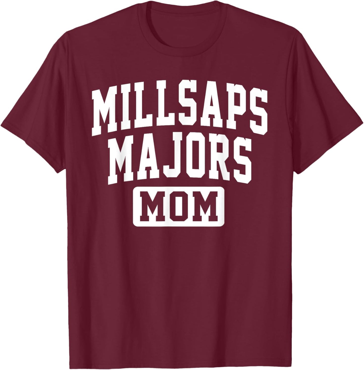 Millsaps College Majors Mom Mother Arch Vintage Family Women T-Shirt - T-Shirt | Maroon