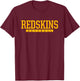 Indian Creek Redskins Softball HS T-Shirt - T-Shirt | Maroon