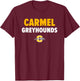 Carmel Greyhounds Logo Bold HS T-Shirt - T-Shirt | Maroon