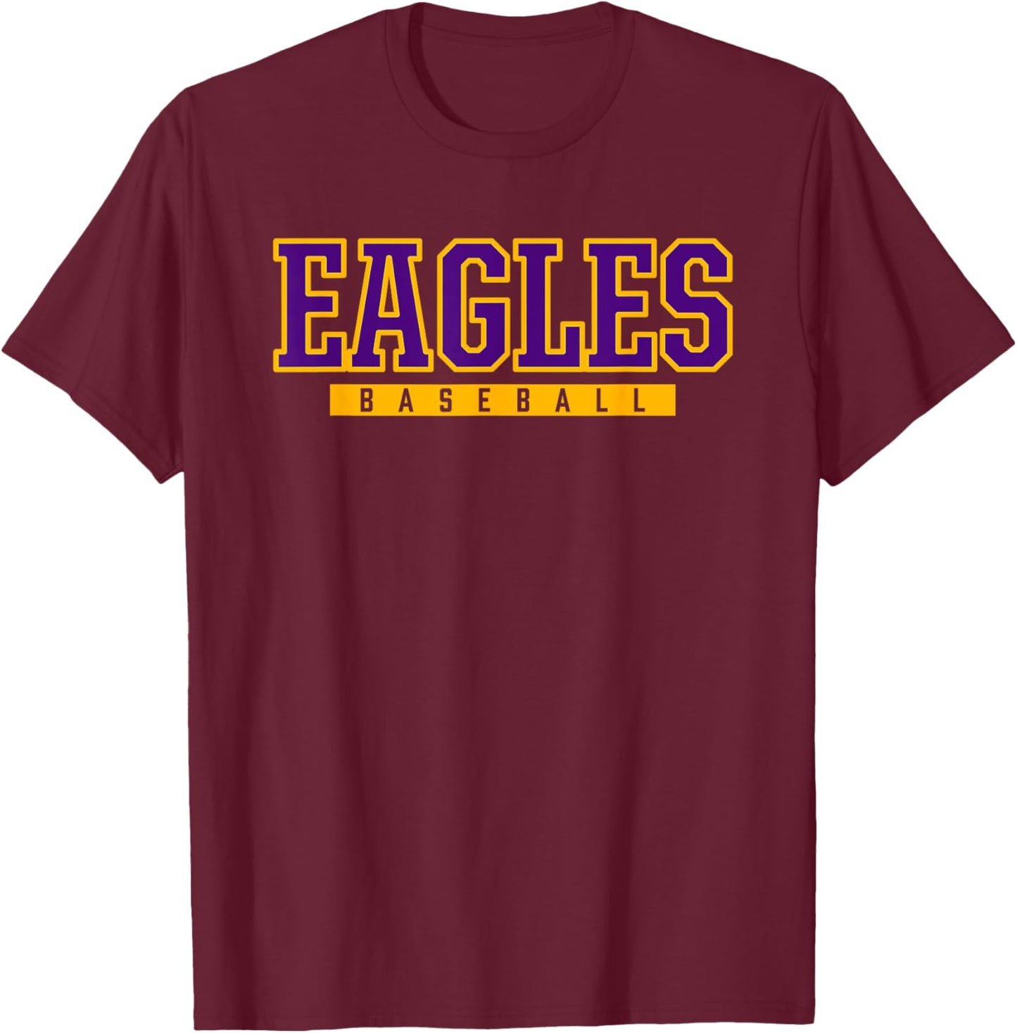 Rosewood Eagles Baseball T-Shirt - T-Shirt | Maroon